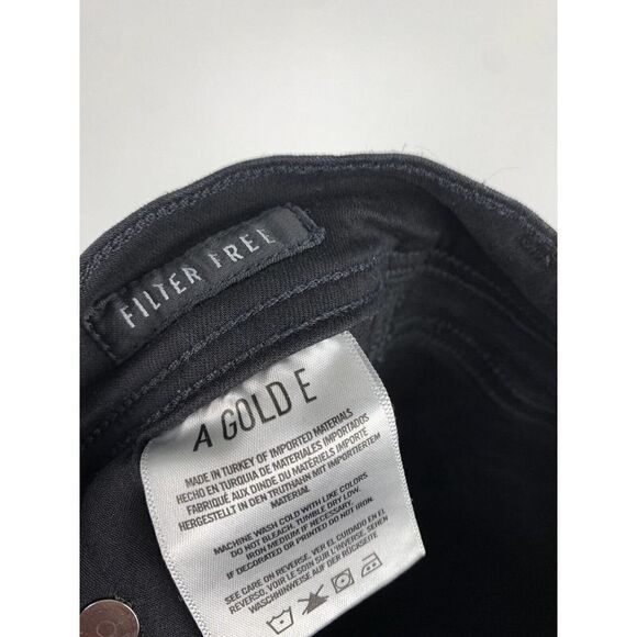 AGOLDE, Super High Rise Skinny Jeans Black Size 27 - Picture 5 of 5